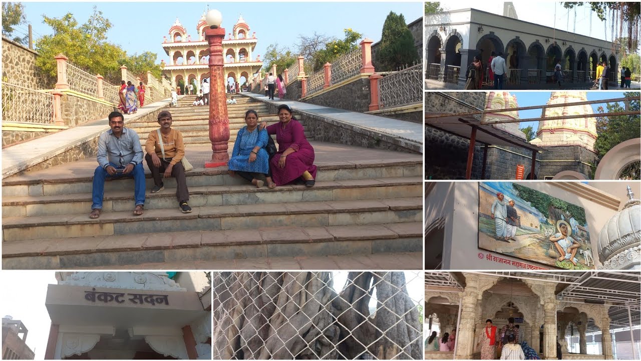 शेगावातील पाच अशी ठिकाणे जेथे श्री गजानन महाराज प्रगटले.शेगावातील महाराजांची प्रगटस्थळ.