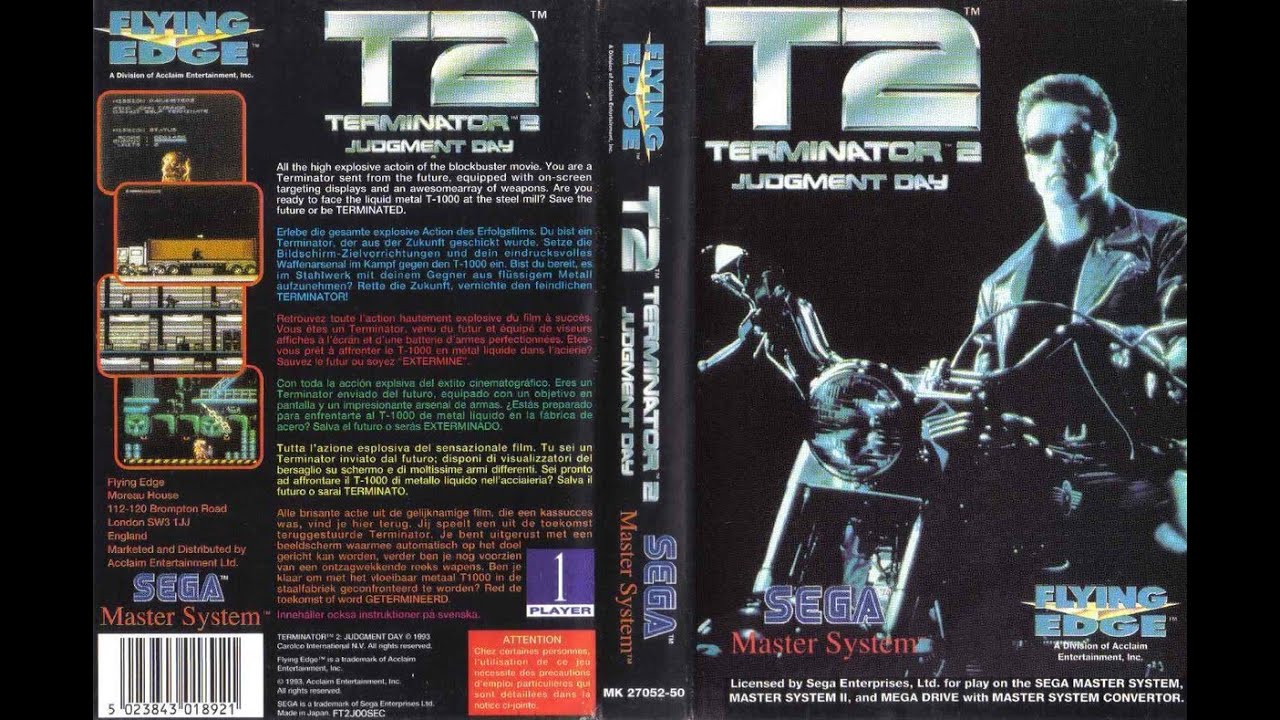 Terminator 2: Judgment Day Master System Longplay