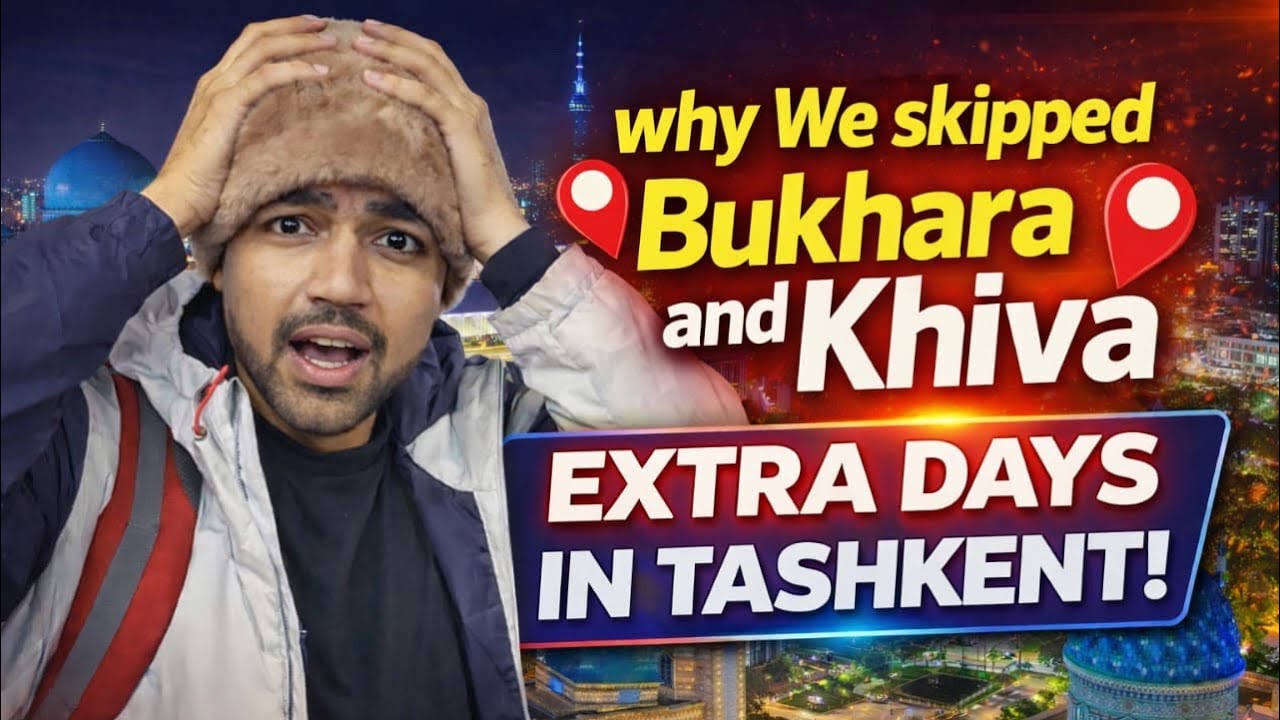 Why We Skipped Bukhara & Khiva 🇺🇿 | Extra Days in Tashkent | Uzbekistan Vlog Part 3