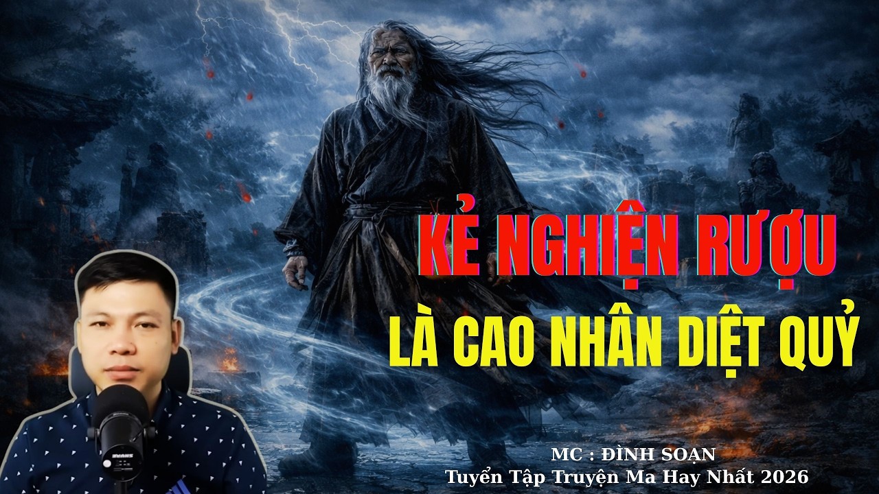 Truyện Ma Đình Soạn : KẺ NGHIỆN RƯỢU LÀ CAO NHÂN DIỆT QUỶ  | TUYỂN TẬP TRUYỆN MA ĐÌNH SOẠN .