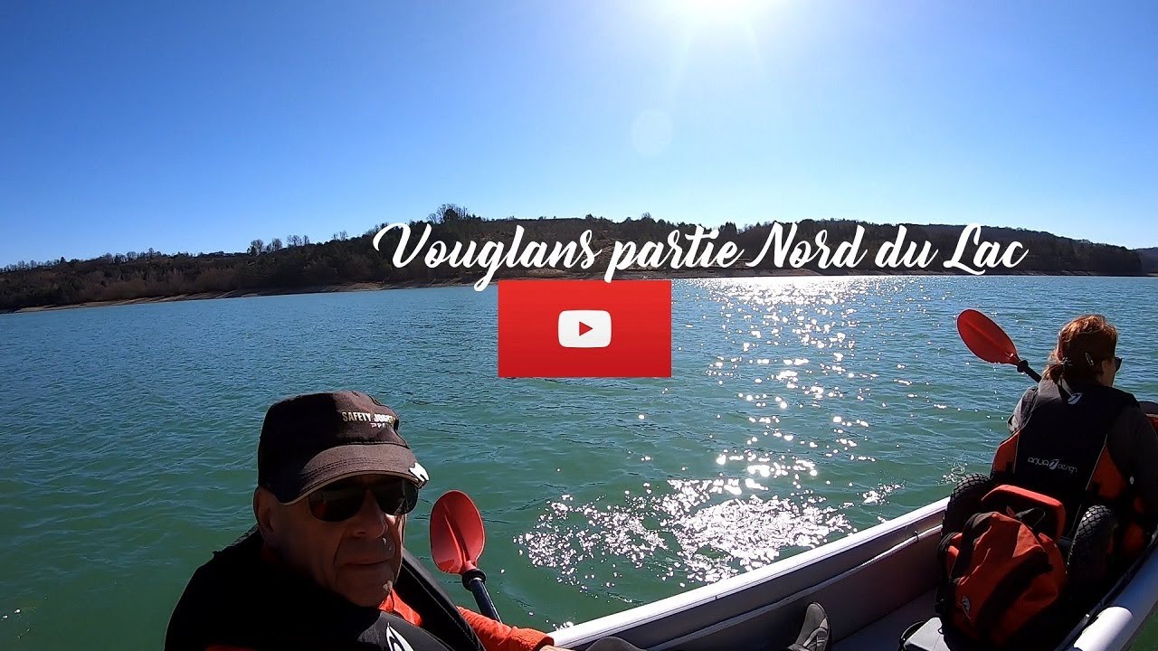 Magnifique sortie en Kayak  sur la partie  nord du lac de Vouglans.