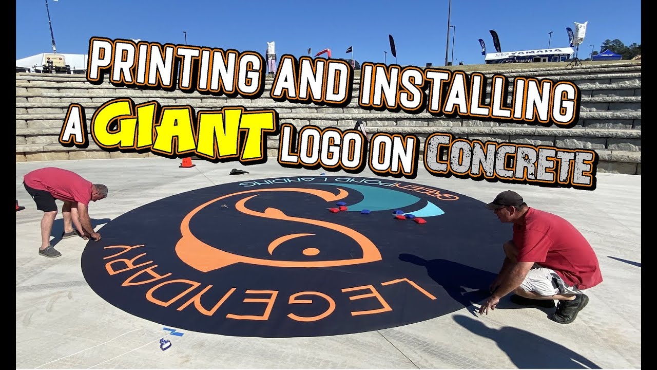 How to Print and Install Floor Concrete Graphics