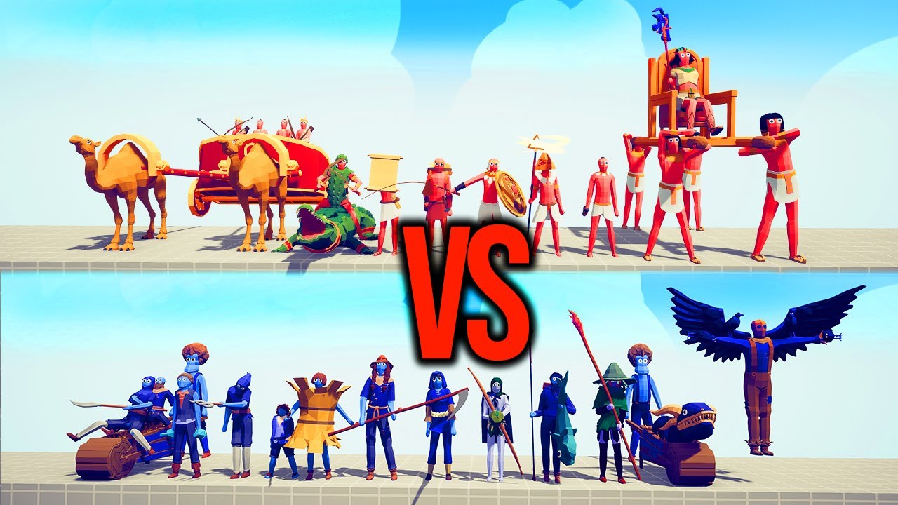 EGYPT TEAM vs FARMER TEAM #70 | TABS - Totally Accurate Battle Simulator