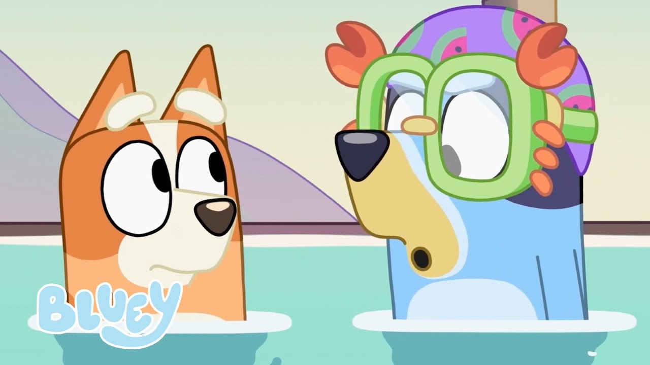 Escuela de Nataci&oacute;n | Bluey Espa&ntilde;ol Canal Oficial