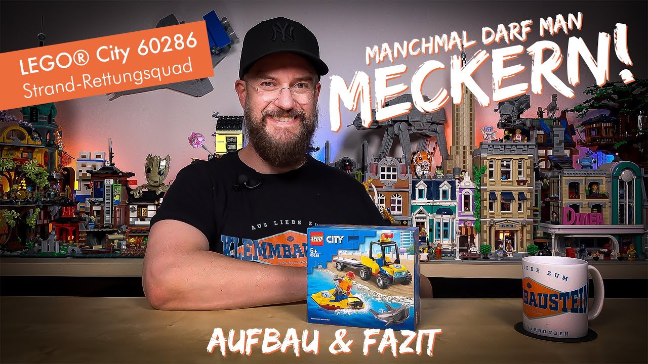 MECKERN und bauen?! 🤬🤪 LEGO® City 60286 Strand-Rettungsquad
