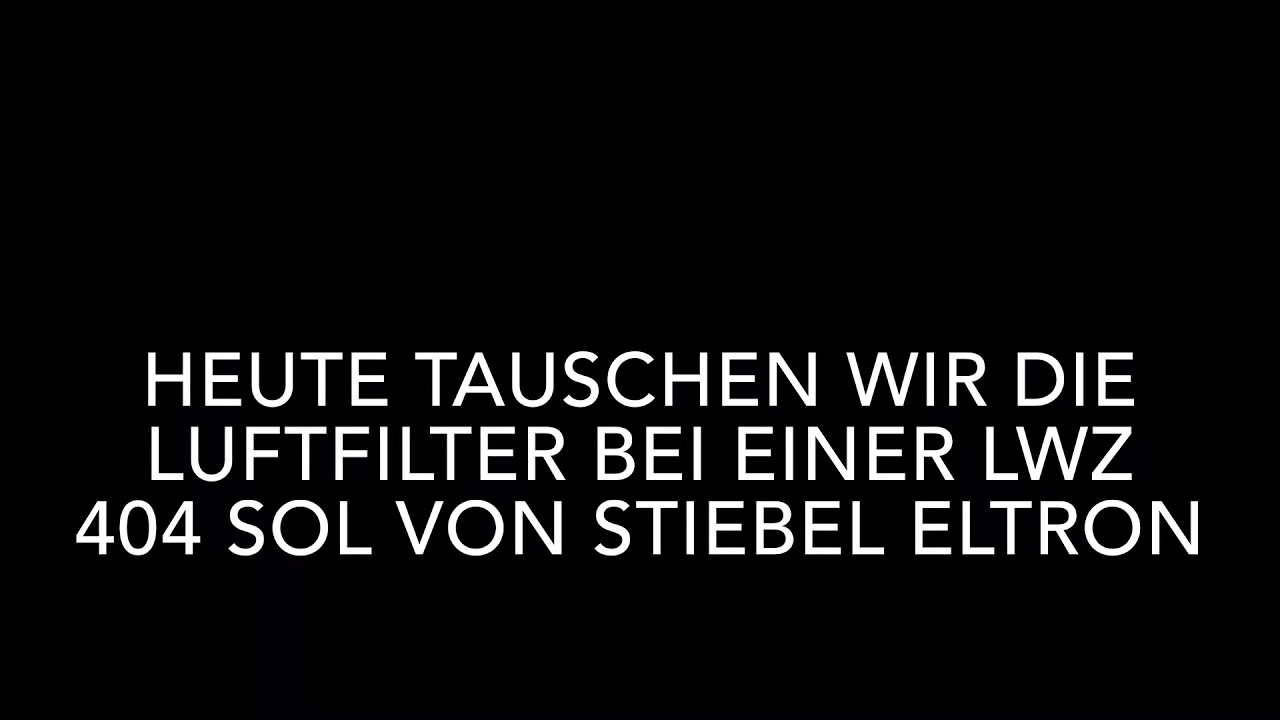 Luftfilter wechsel LWZ404/LWZ304/LWZ504 Stiebel Eltron