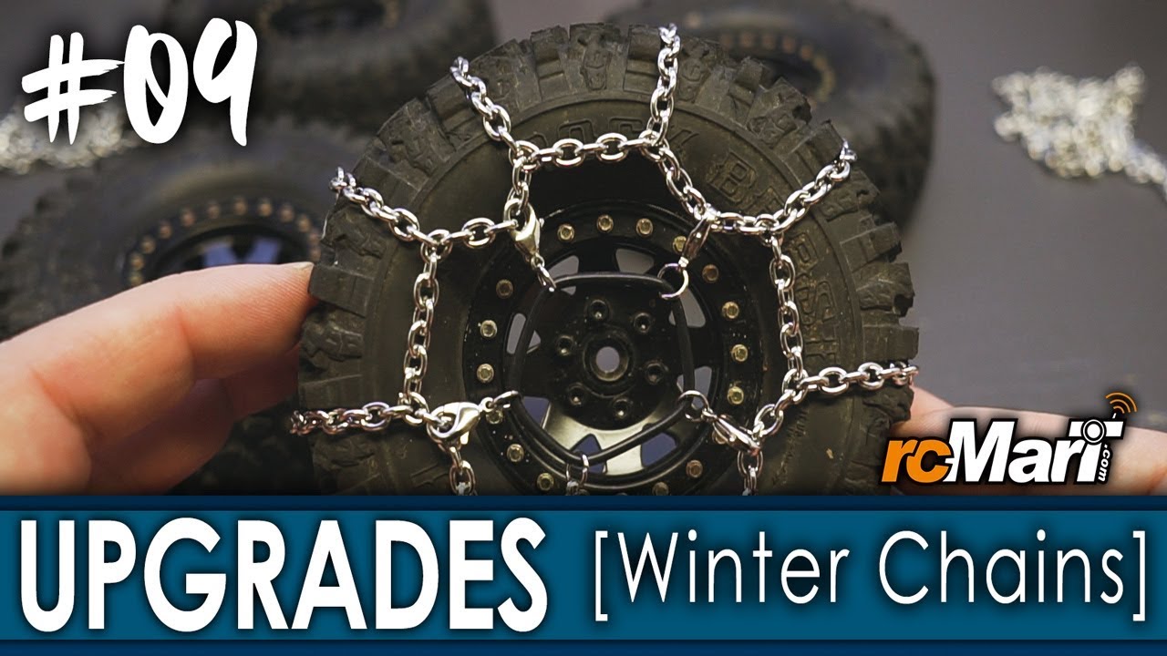 Upgrades #09 [Xtraspeed Snow Chains on Axial Scx10ii Toyota lc70]