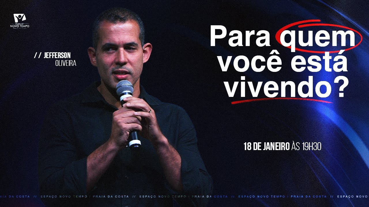 Culto ao Vivo | Para quem está vivendo? | Jefferson Oliveira | 18/01/2026
