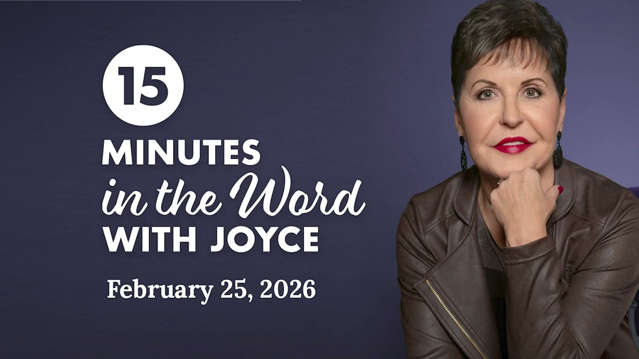 Fearful Thoughts - Pt 1 | 15 Minutes in the Word with Joyce Meyer