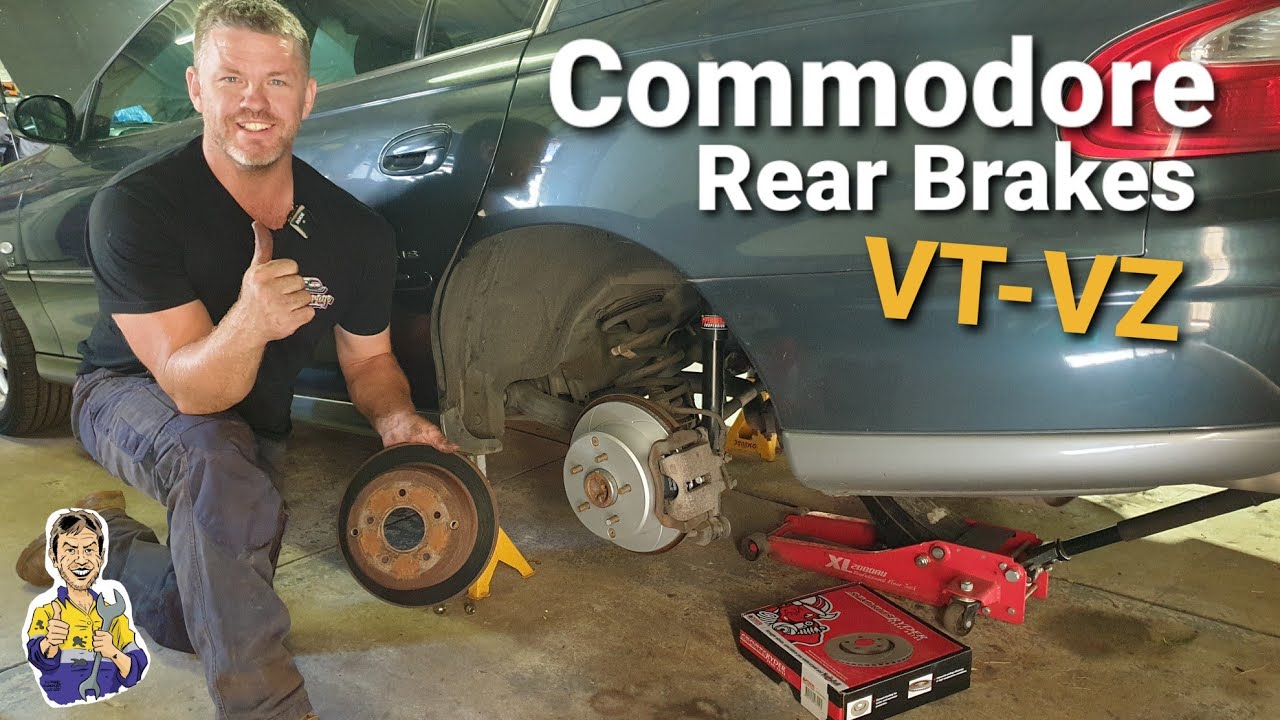 Commodore Rear Brakes VT to VZ Replacement of discs and pads