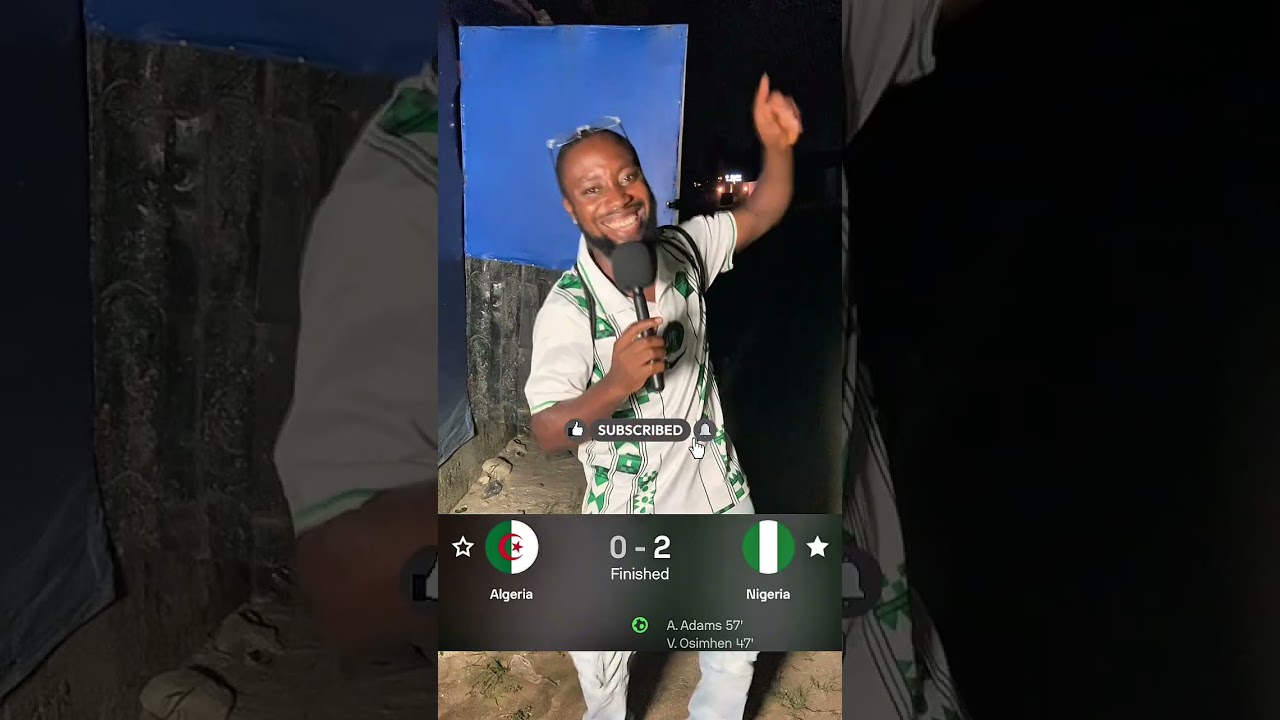 Algeria vs Nigeria post match reaction 
