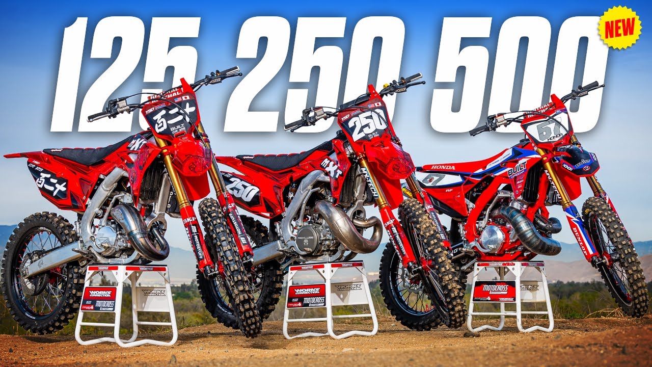 NEW 2023 Honda CR500 Two-Stroke VS. 125 & 250