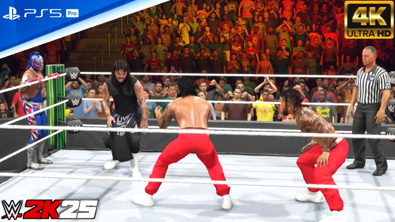 WWE 2K25 - The Mysterios vs The Usos | SmackDown Tag Team Title Match: MITB [PS5 Pro 4K60]