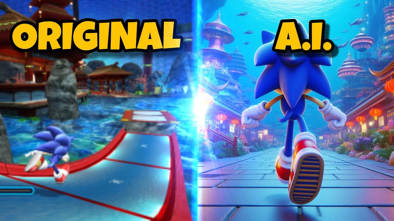 Sonic Colors - Aquarium Park Act 1... but it's extended by AI