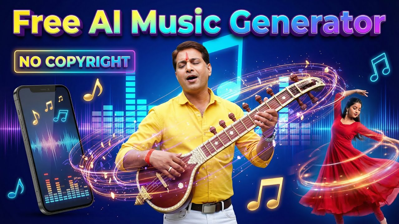 How to Create Copyright Free Music with AI ✅| Best Free AI Music Generator 2026
