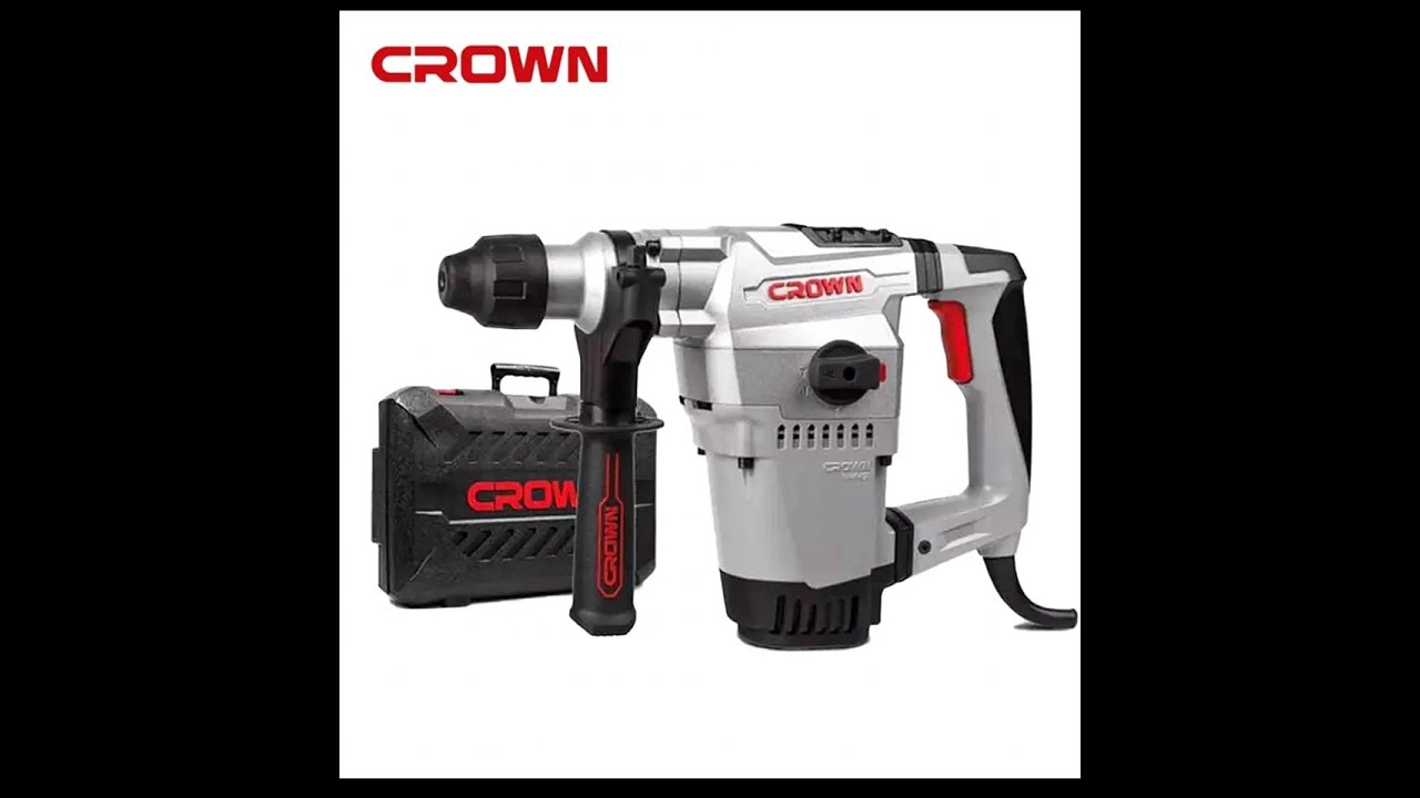 Unboxing marteau piquer perforateur Crown 1500W