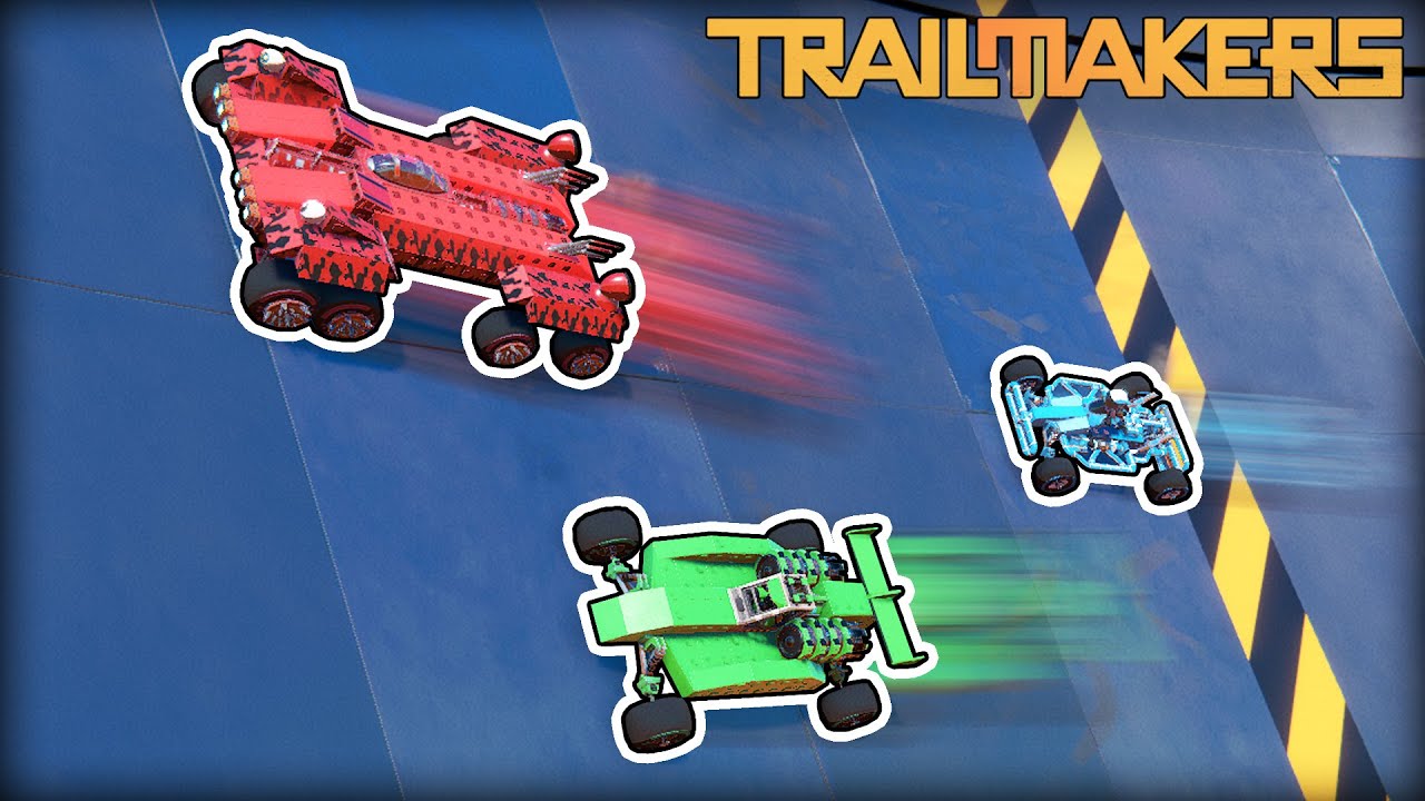 Free For All Battle Race in the BOWL of DOOM! (Trailmakers Multiplayer Gameplay)