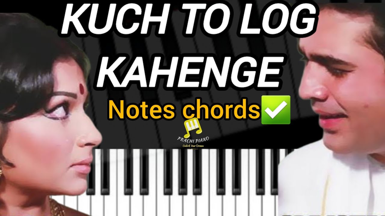 kuch to log kahenge piano tutorial | notes chords| piano lesson