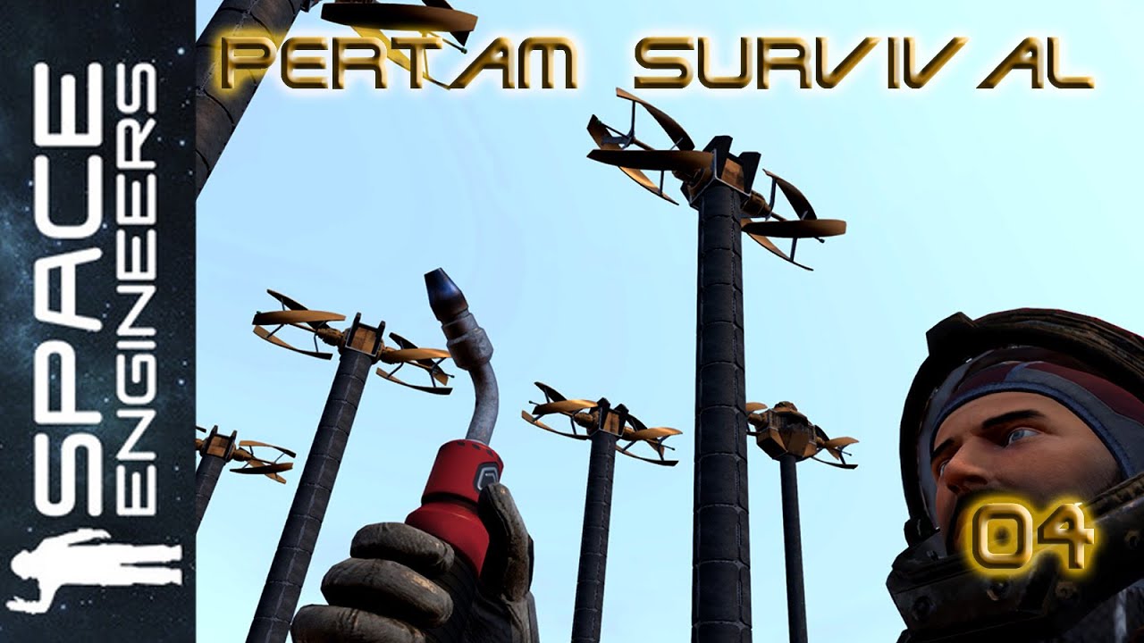 Survival auf Pertam 04 - Fertigstellung des Windparks - Space Engineers