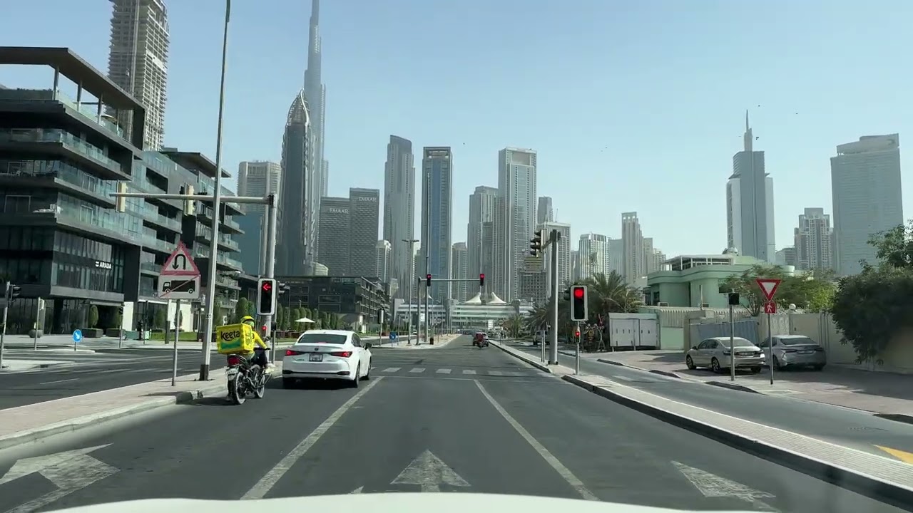 Jumeirah Post Office to Al Bada Union Coop Road Trip | Dubai City Drive 4K 🚗✨Calm Community Streets