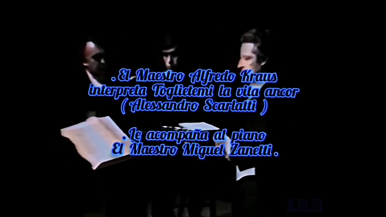 Concierto del Maestro Alfredo Kraus en Palma de Mallorca (1980)