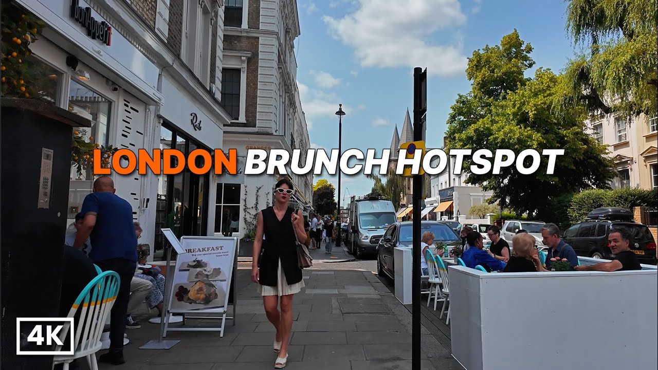 West London’s Brunch Hotspot 🍳✨ Walking Westbourne Grove | Where London Locals Brunch 🍽️
