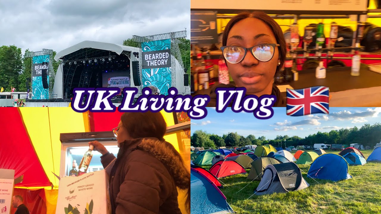 VLOG: Working at Bearded Theory Festival|First Camping Experience| Hap Solutions Group|UK Living🇬🇧