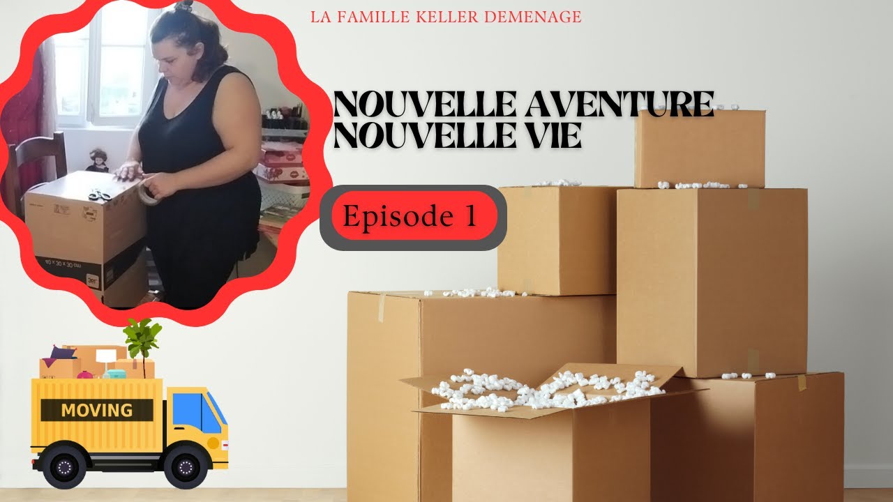 VLOG Déménagement épisode 1 : Organisation,1 mois pour tout faire et mes premiers cartons emballés