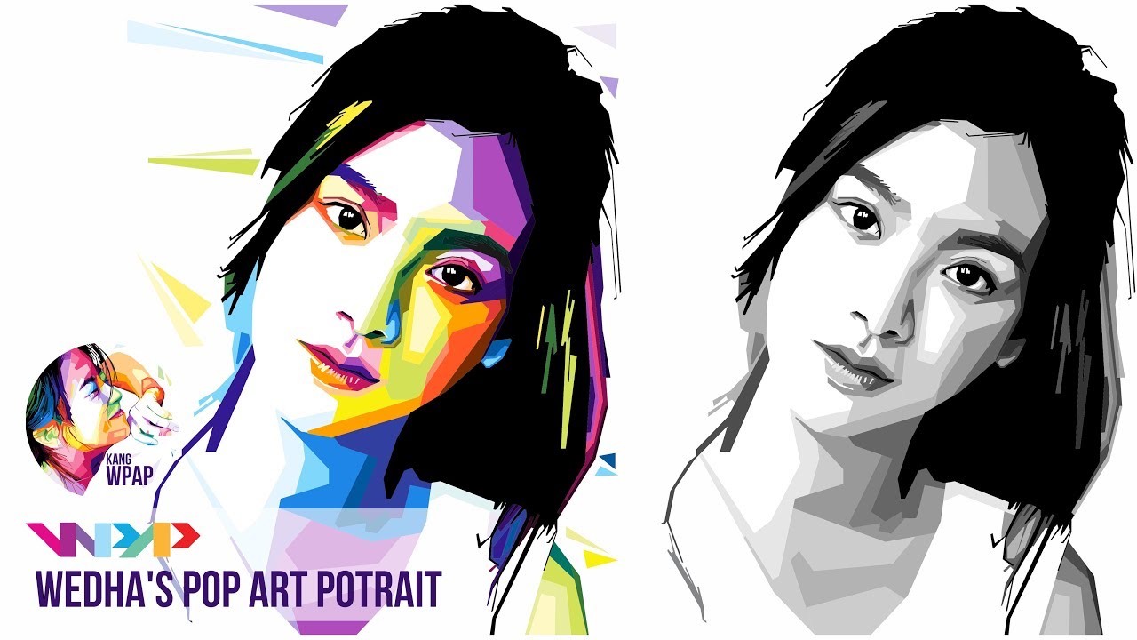 Tutorial WPAP [Wedha's Pop Art Potrait] [Corel Draw X7] - Pimchanok Luevisadpaibul