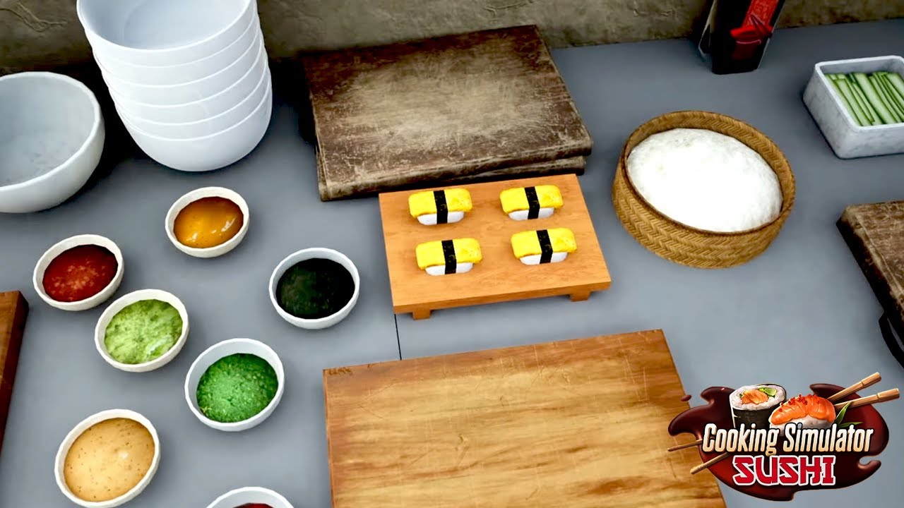 超本格的な「お寿司🍣」をシャリから作れる料理ゲームがヤバい【Cooking Simulator - Sushi】