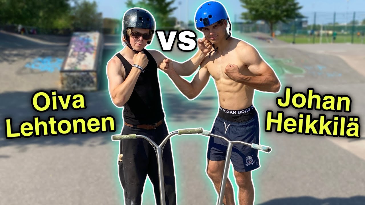 Oiva Lehtonen VS Johan Heikkilä | GAME OF SCOOT MAASTA!!