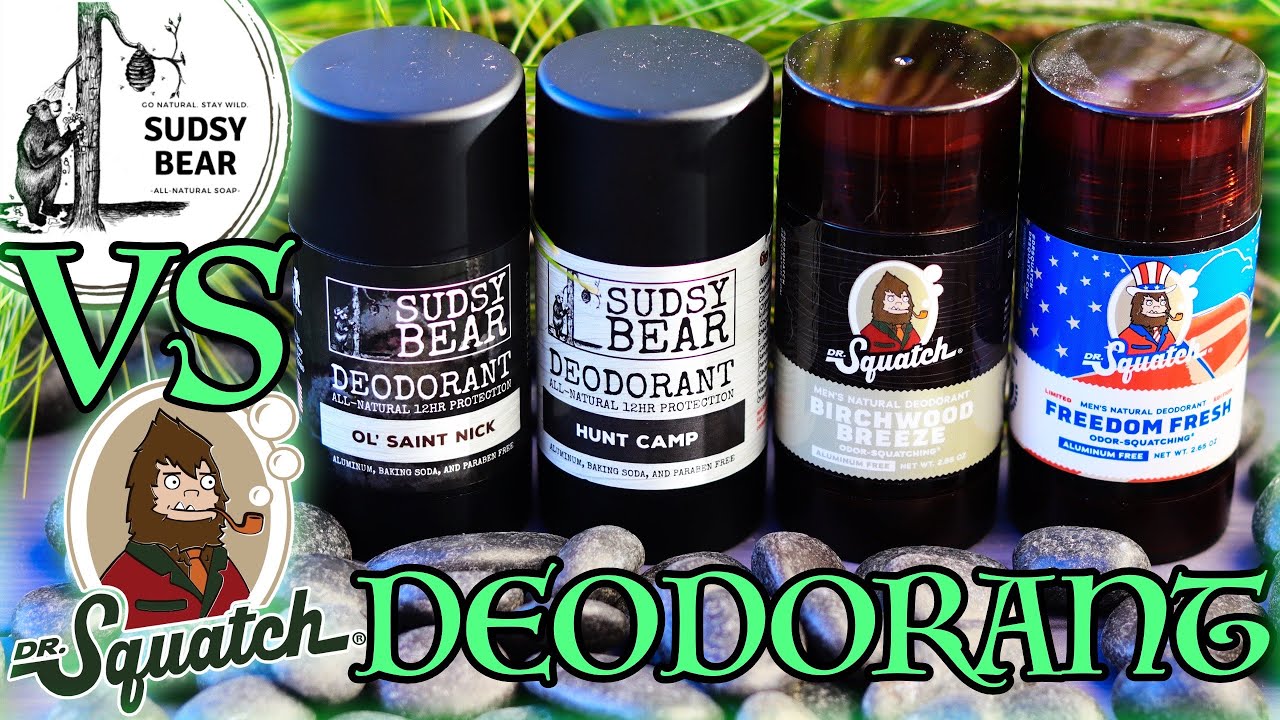 ДЕЗОДОРАНТ Dr. Squatch против Sudsy Bear | Какой натуральный дезодорант лучше?
