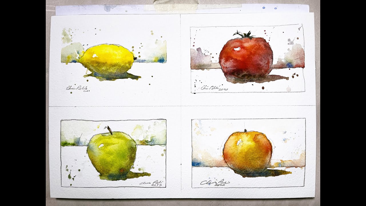 GAME PLANNING YOUR WATERCOLORS - with Chris Petri