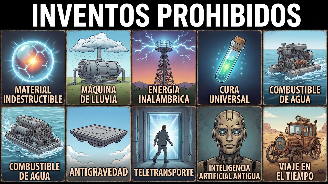 50 Inventos Prohibidos que Hubieran Cambiado Nuestra Historia para SIEMPRE