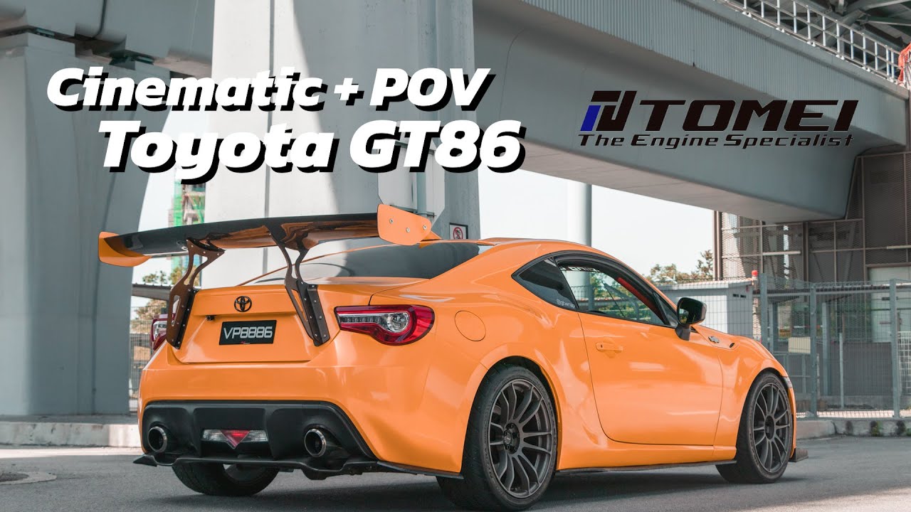 Toyota GT86 w/ TOMEI full exhaust system - Cinematic & POV