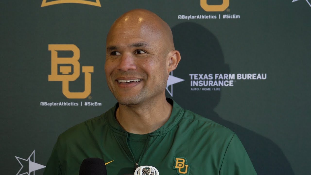 Dave Aranda and Specialists Answer Questions after Spring Scrimmage No.  1 | Baylor Football Presser