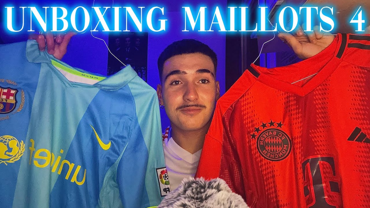ASMR UNBOXING MAILLOTS #4 (des rétros et des nouveaux)