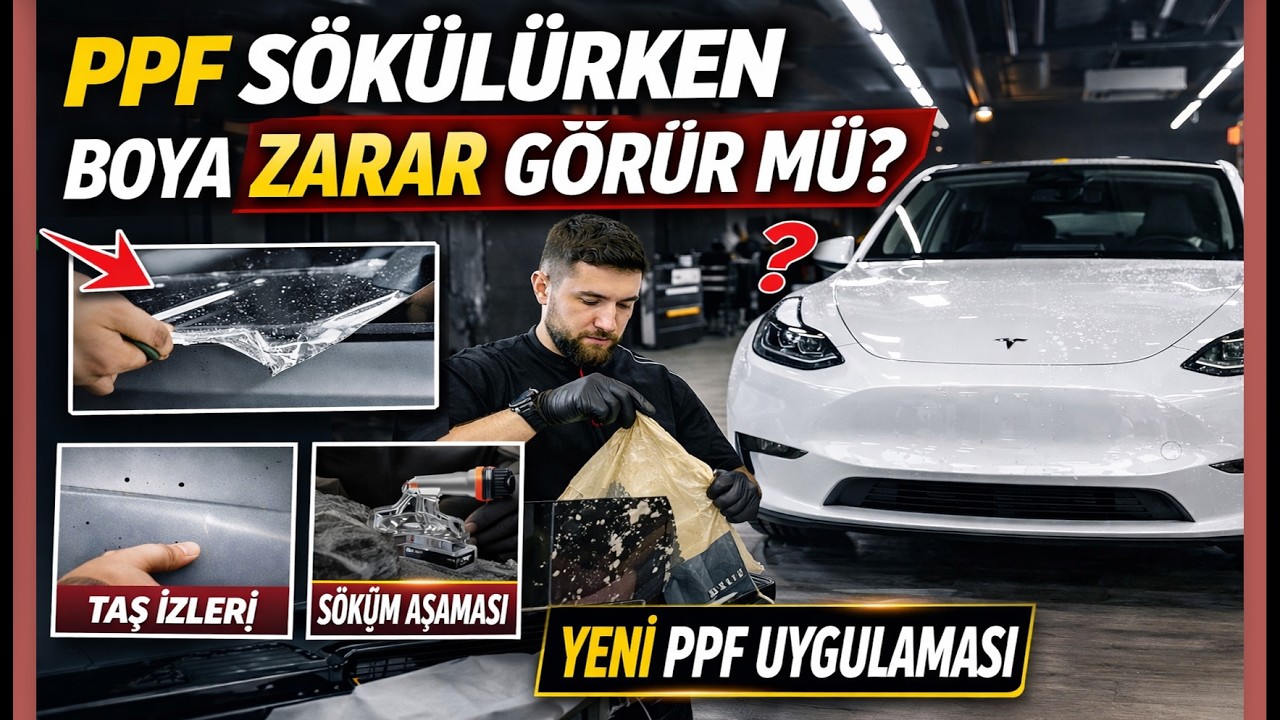 PPF ve Folyo sökümü! Faydalı mı? Uludağ Group'a gittim. Gerçekler. Söktürdüm ve yenilendi..#tanıtım