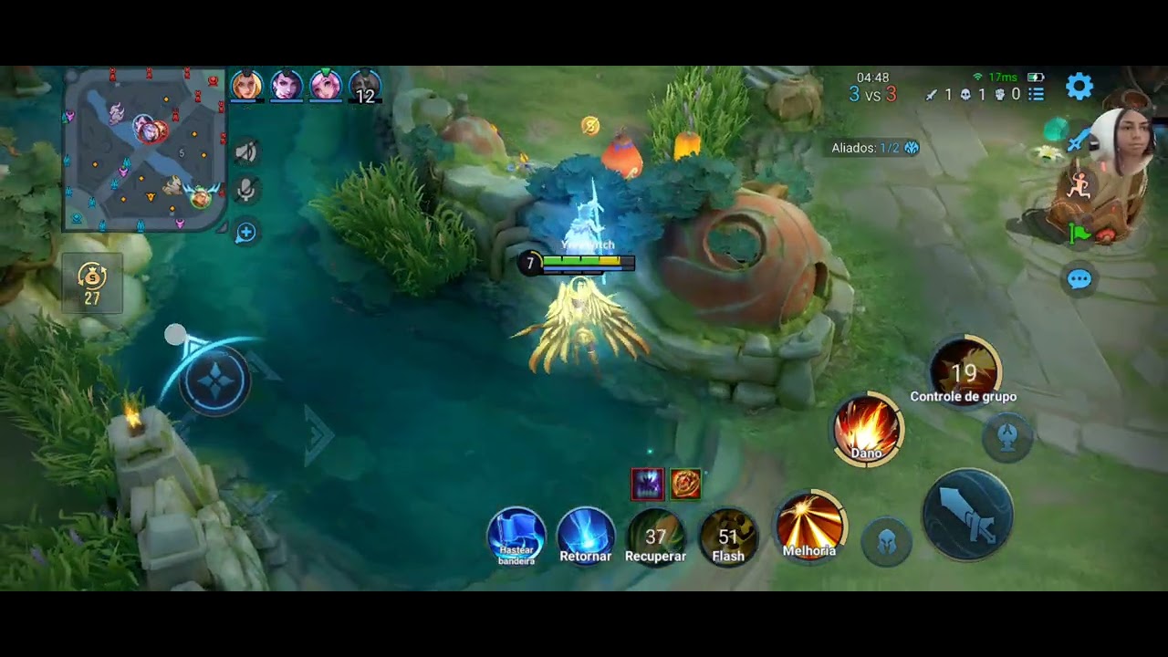HONOR OF KINGS- Ranqueada com Hou Ye, quase deu ruim , o MVP veio 🥳
