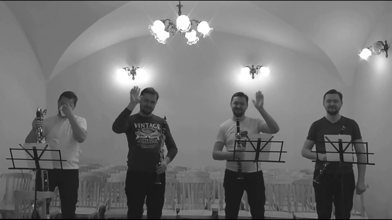 F. SHUBERT - Bee . Clarinet Quartet ALONE PANDEMIC | Ф. Шуберт - Пчёлка