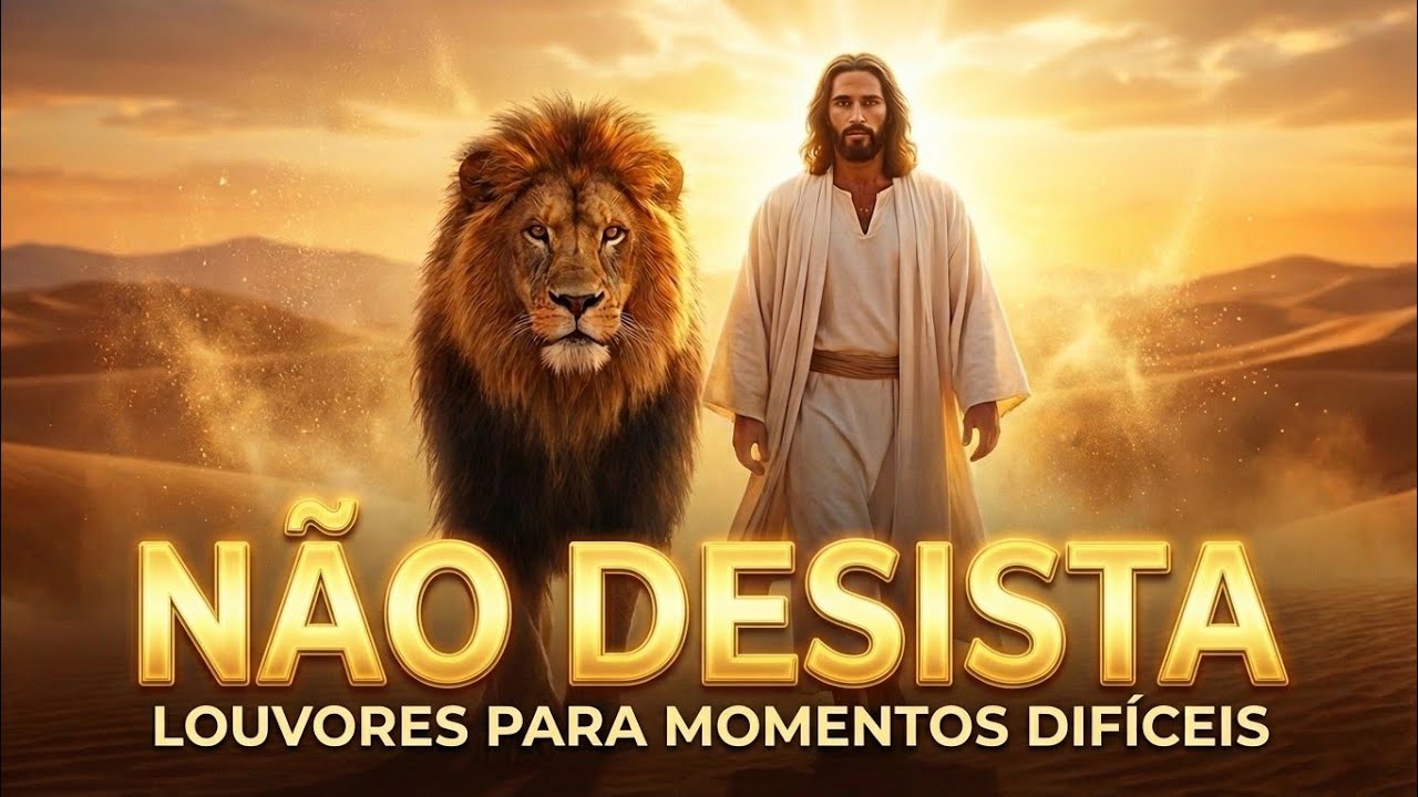 NÃO DESISTA — 6 Músicas de Fé e Superação para Momentos Difíceis | Louvores Gospel 2026