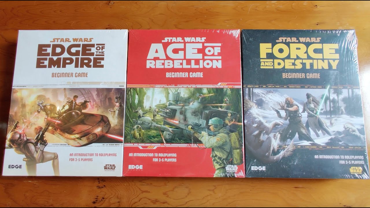 Star Wars RPG  (FFG) -- Beginner Games Review (EDGE Studio reprints)