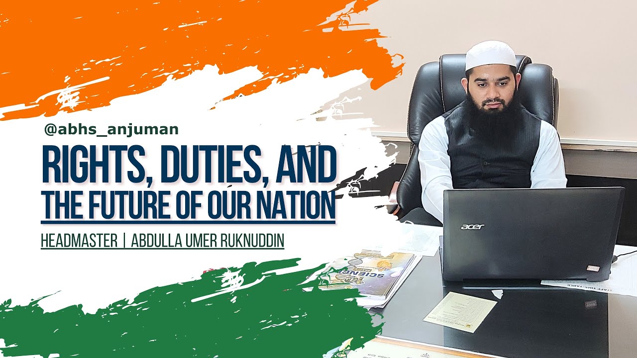 Rights, Duties & Nation First | Republic Day Special Speech by Headmaster Abdulla Umer Ruknuddin