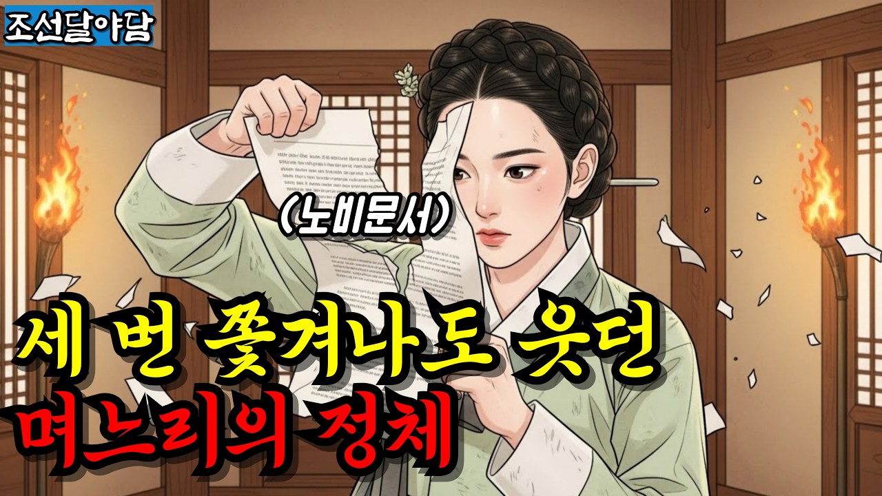 [조선달야담] 모두가 바보라 부르던 며느리… 그녀가 마지막에 고른 것은