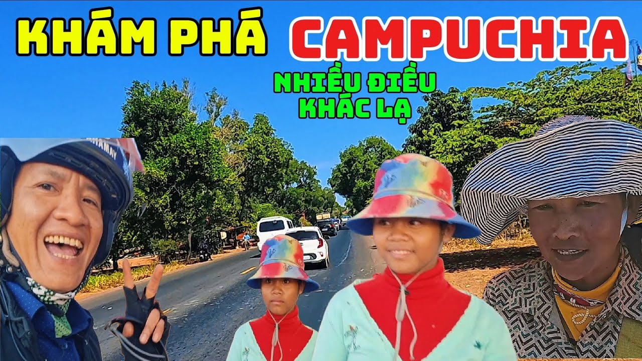 Khám phá campuchia. Con đường. Phnong penh đến siem reap 
