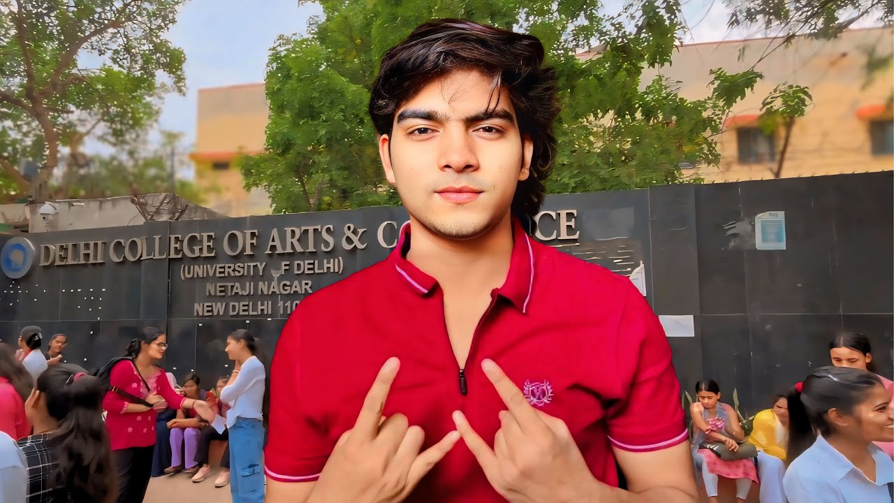 How I visited In Delhi College of Arts and Commerce📍🏫 | DU South Campus College | Brain Teaser Vlog