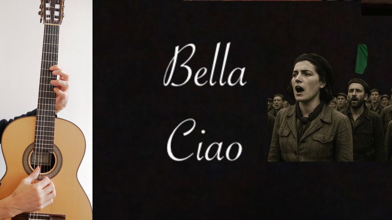 Bella Ciao, Guitar arrangement, Sheet and Tab