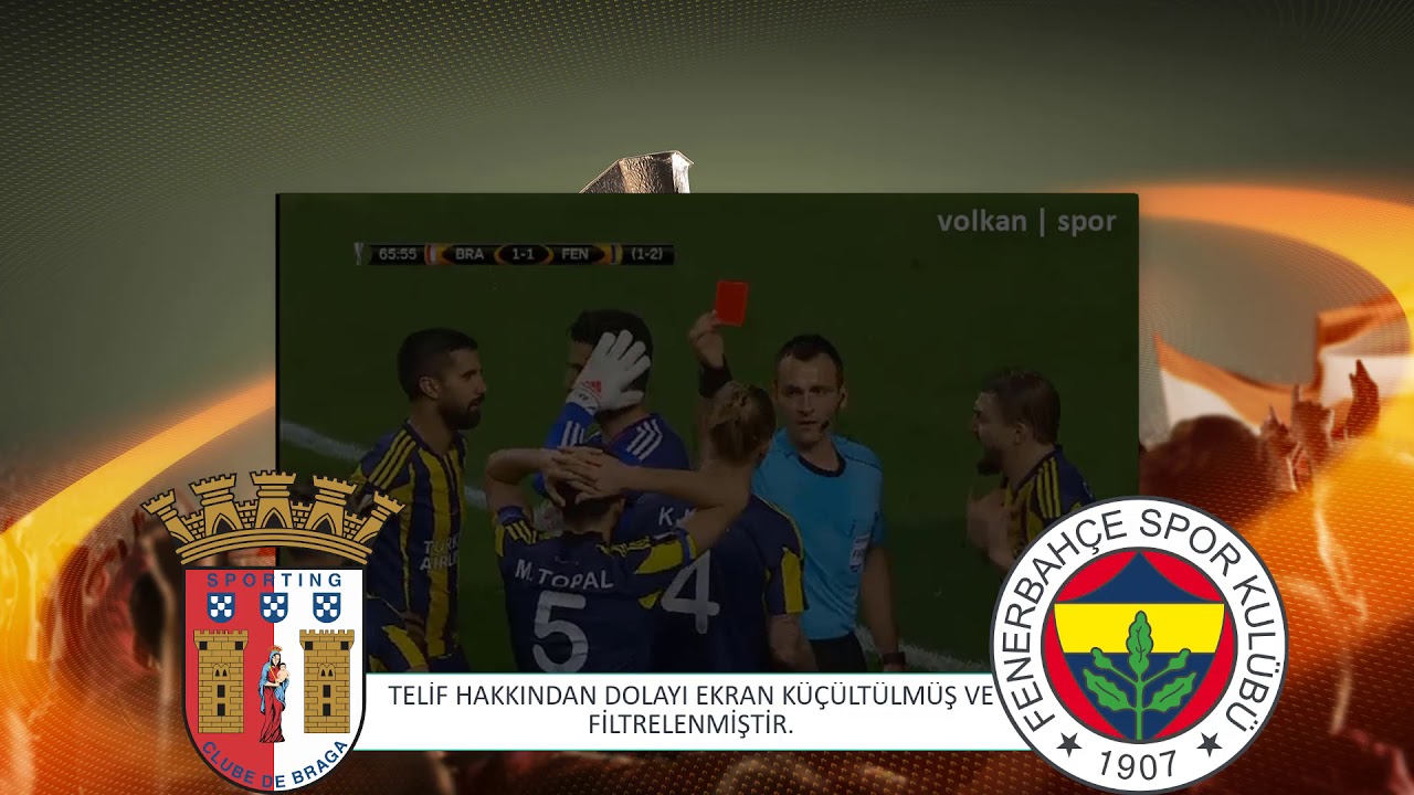Sporting Braga 4 - 1 Fenerbahçe ( 2015-16 Türkçe Spiker-Olaylı Maç!) 