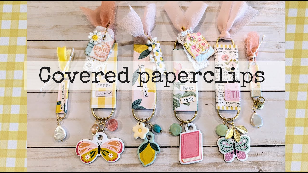 Craft with me-covered paperclips/Paperclip charms