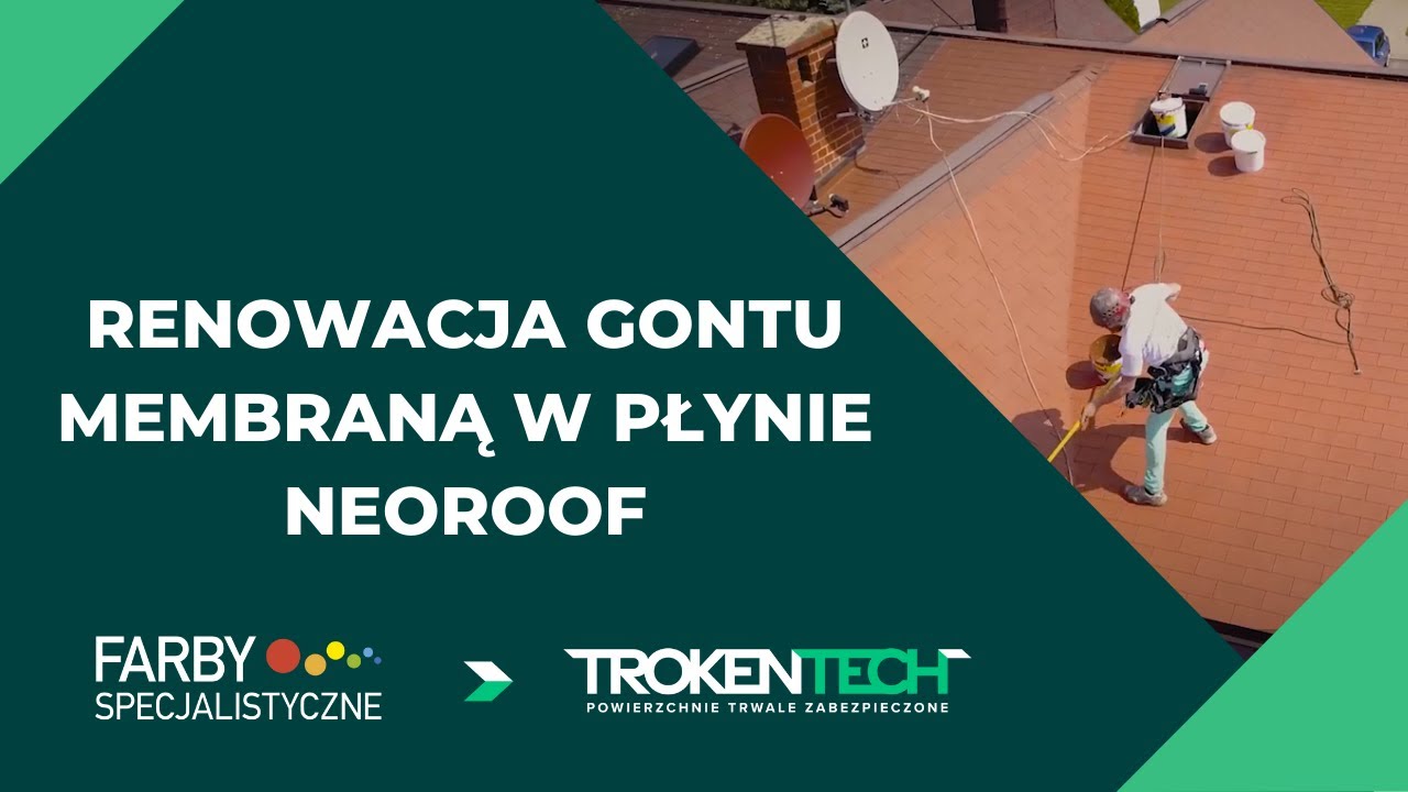 Renowacja gontu wodoszczelną membraną Neoroof